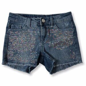 Justice 12S Girls Denim Shorts Simply Low Slim